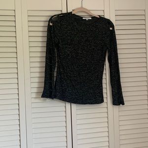Black Sweater w/ Open Arm Design